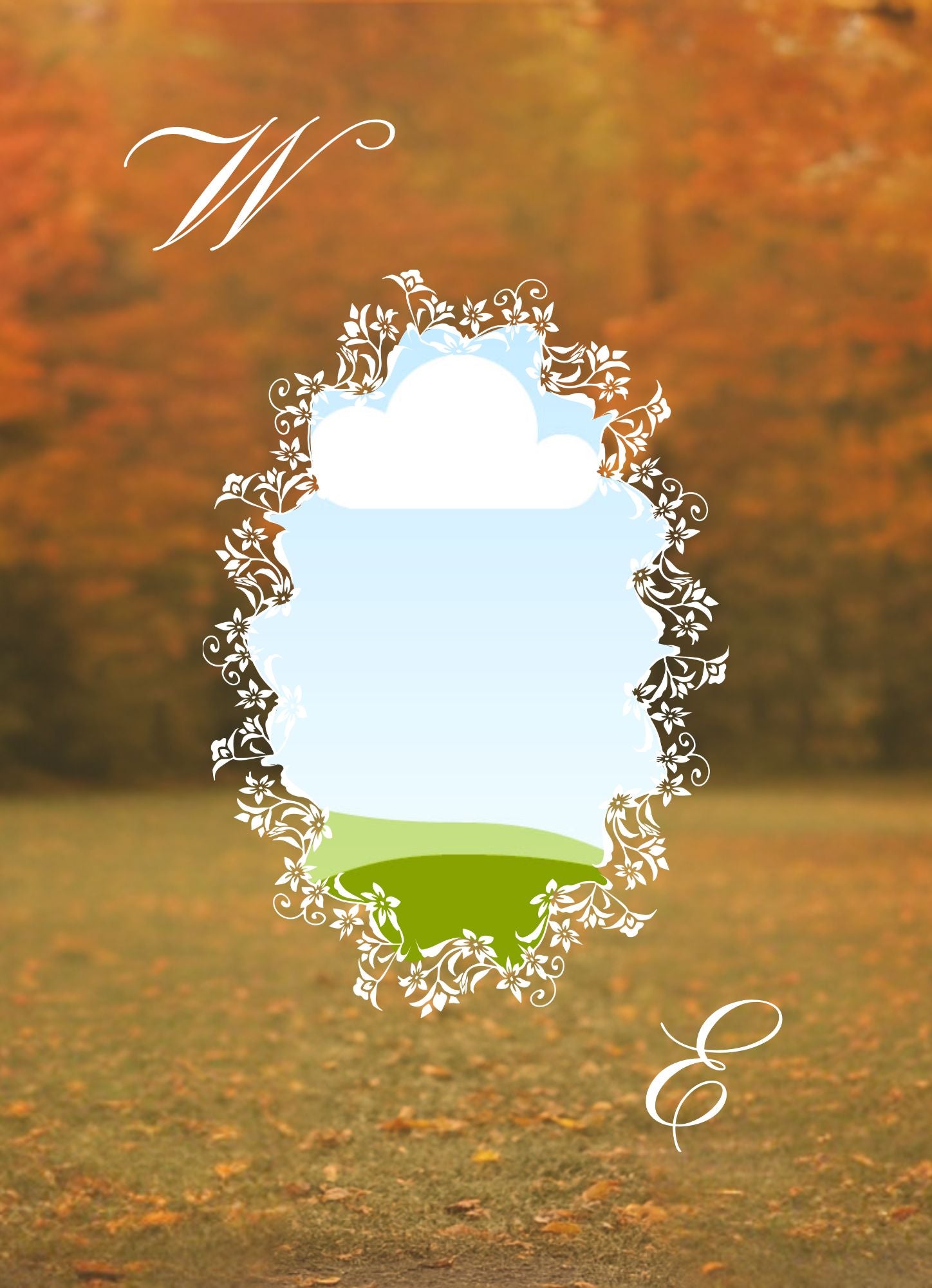 Fall Wedding Invitation Suite