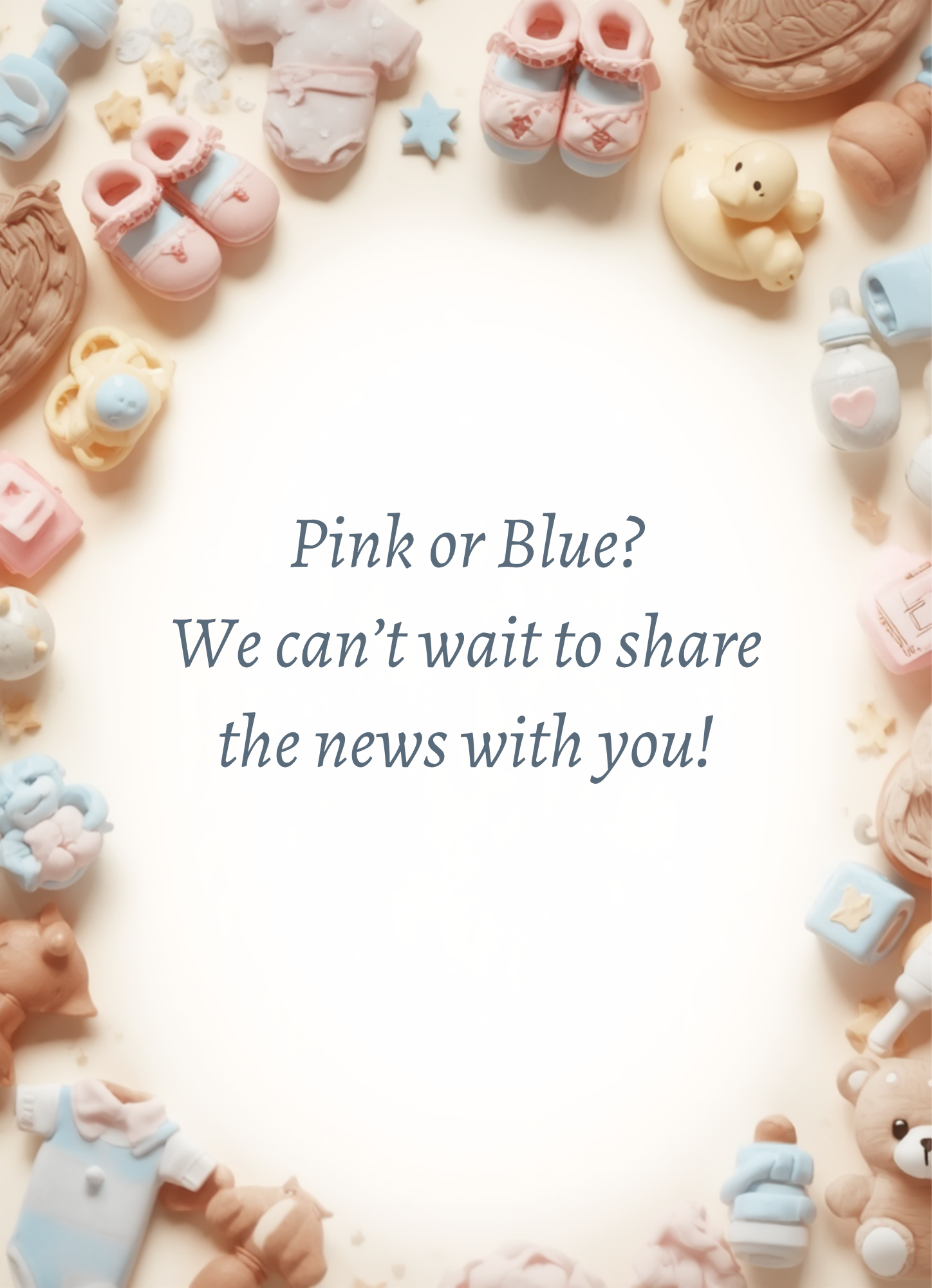 Gender Reveal Invitation