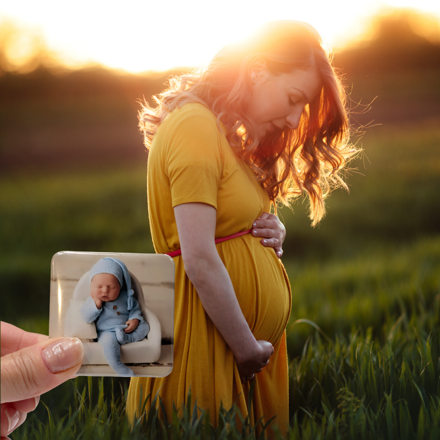 Personalized Photo magnets: Brides, New Moms, Baby, Fur Babies, Graduation, Family