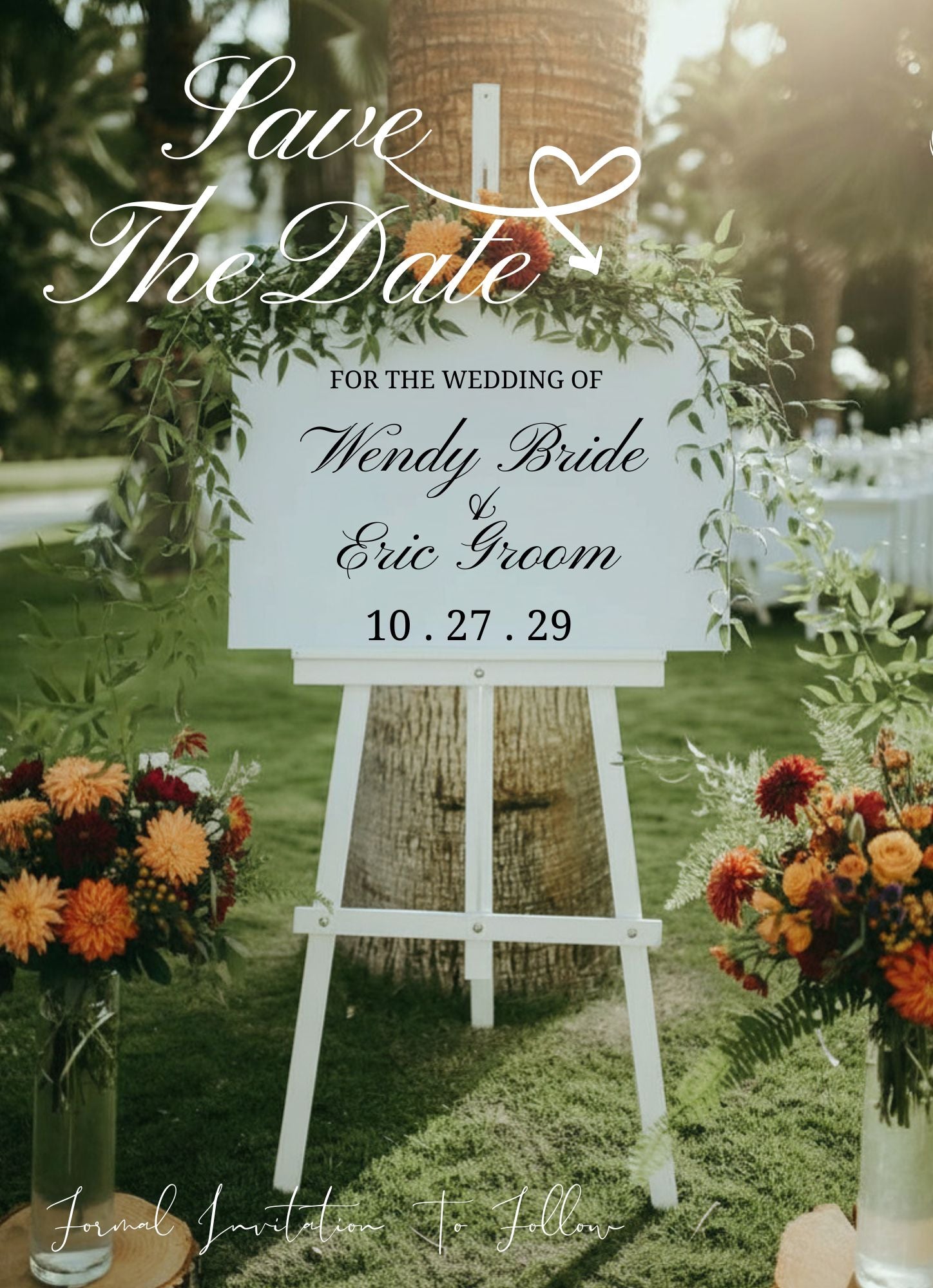 Fall Wedding Invitation Suite