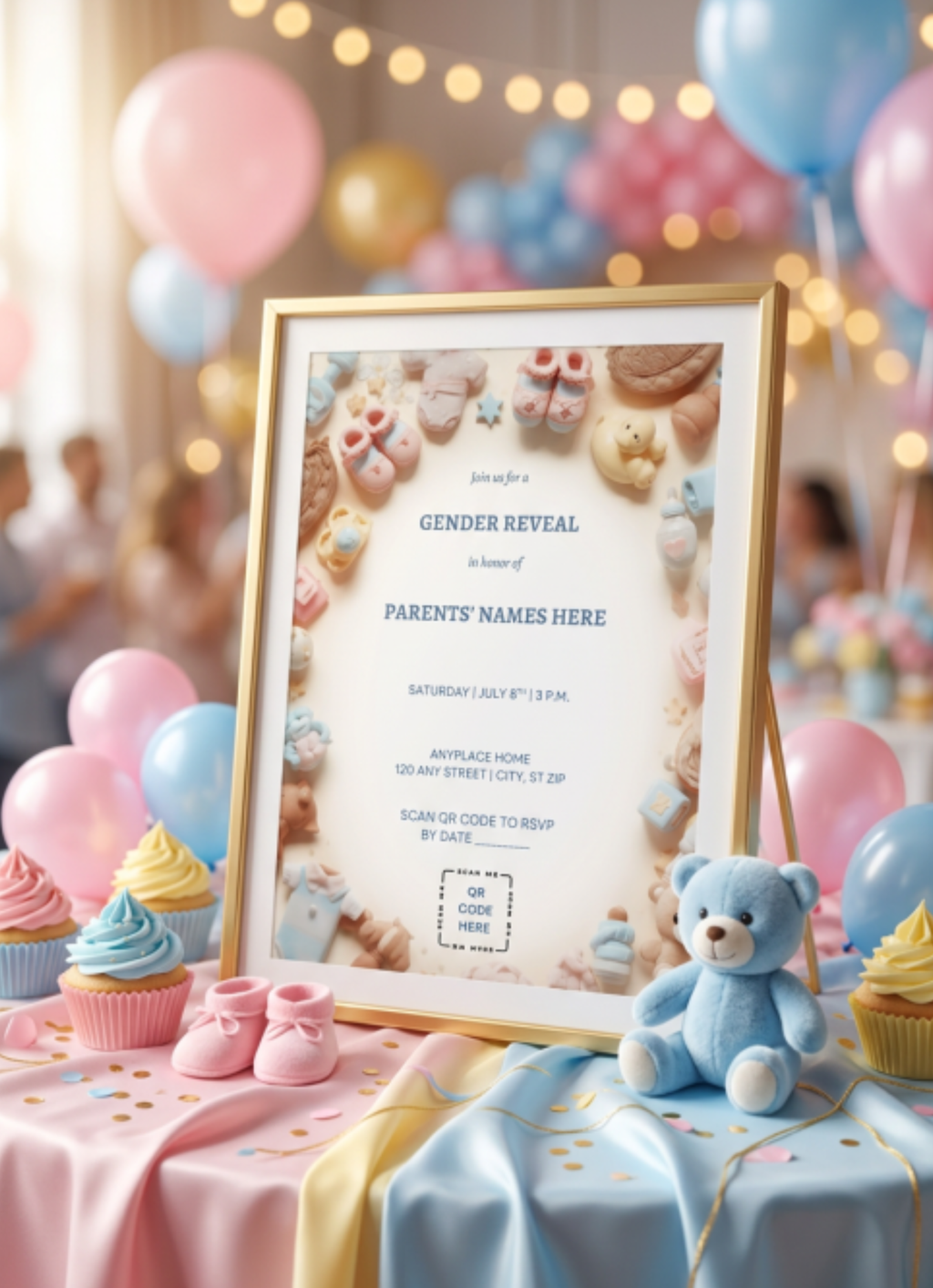 Gender Reveal Invitation