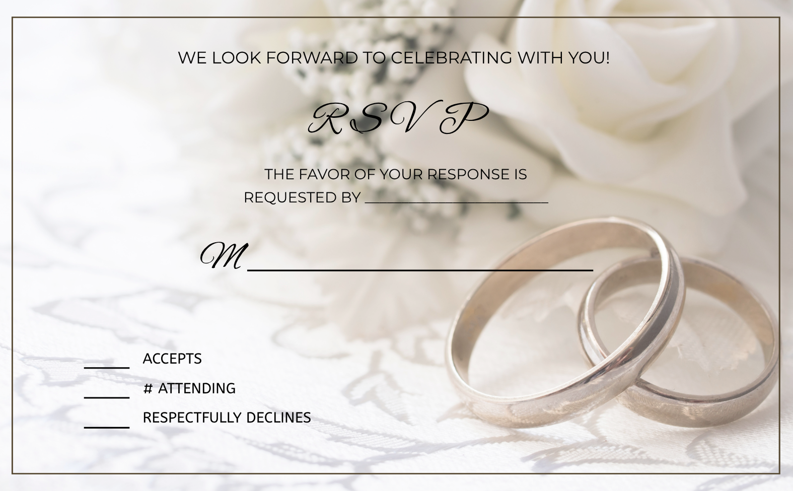 Fall Wedding Invitation Suite