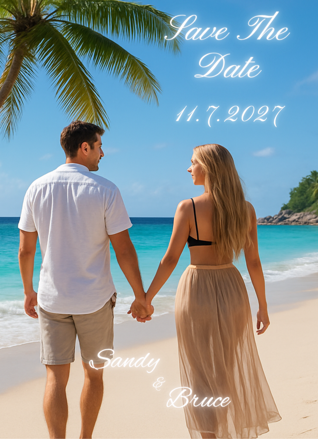 Beach Wedding Invitation Suite