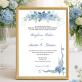 Wedding Invitation Suite - Dusty Blue