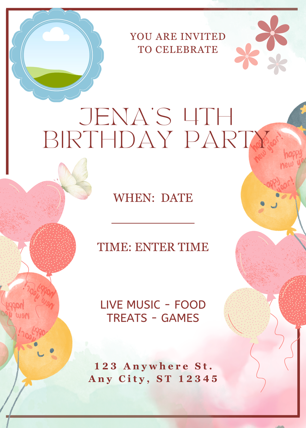 Birthday Invitation Girl