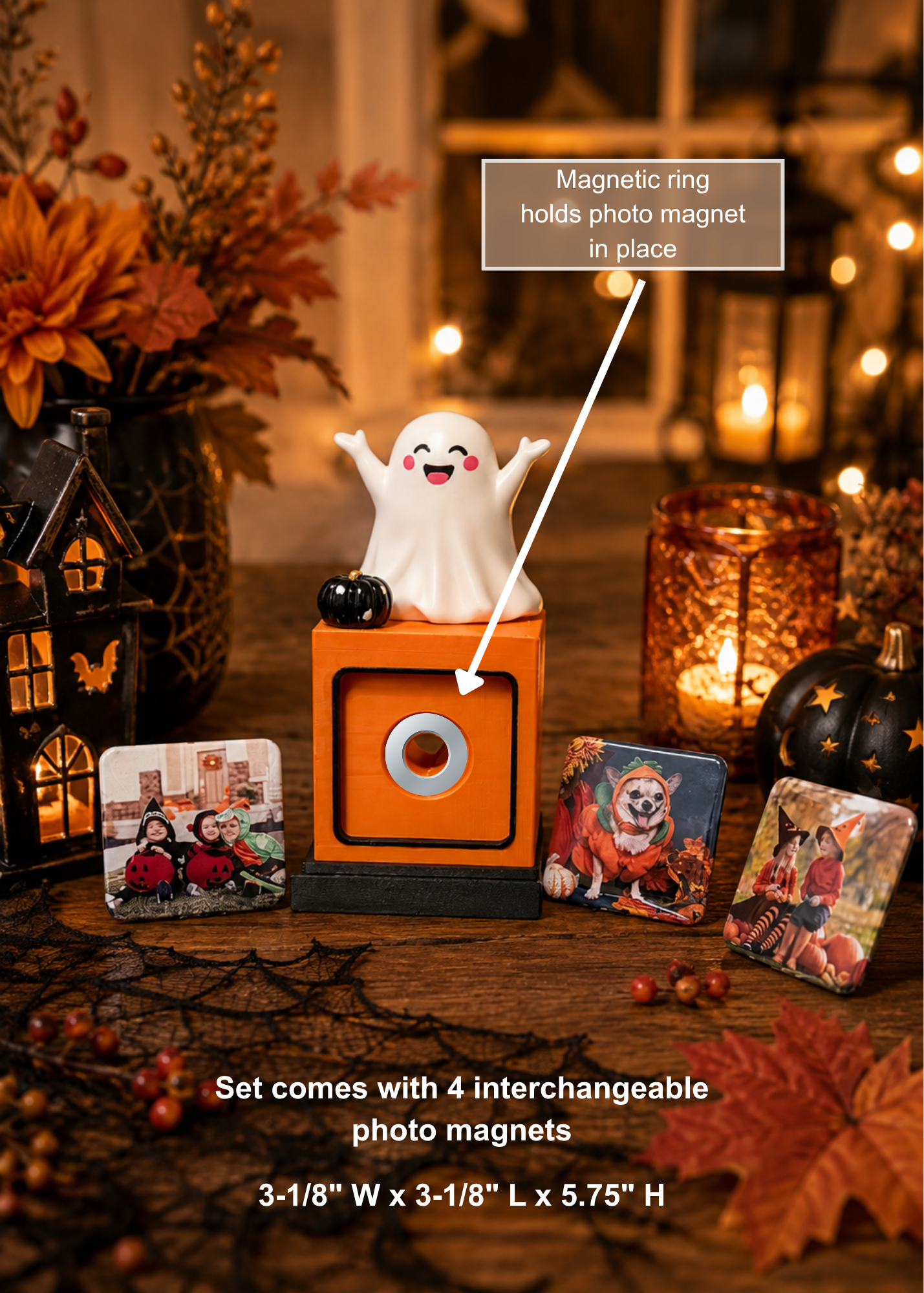 Halloween Memory Cube - A Spooky Keepsake Full of Memories! | Happy Ghost
