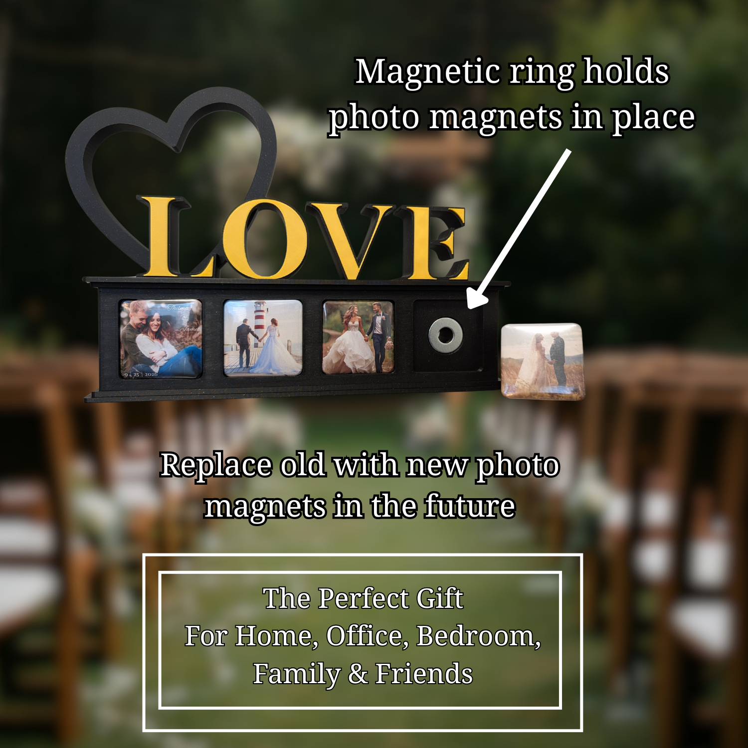 LOVE Photo Magnets Keepsake