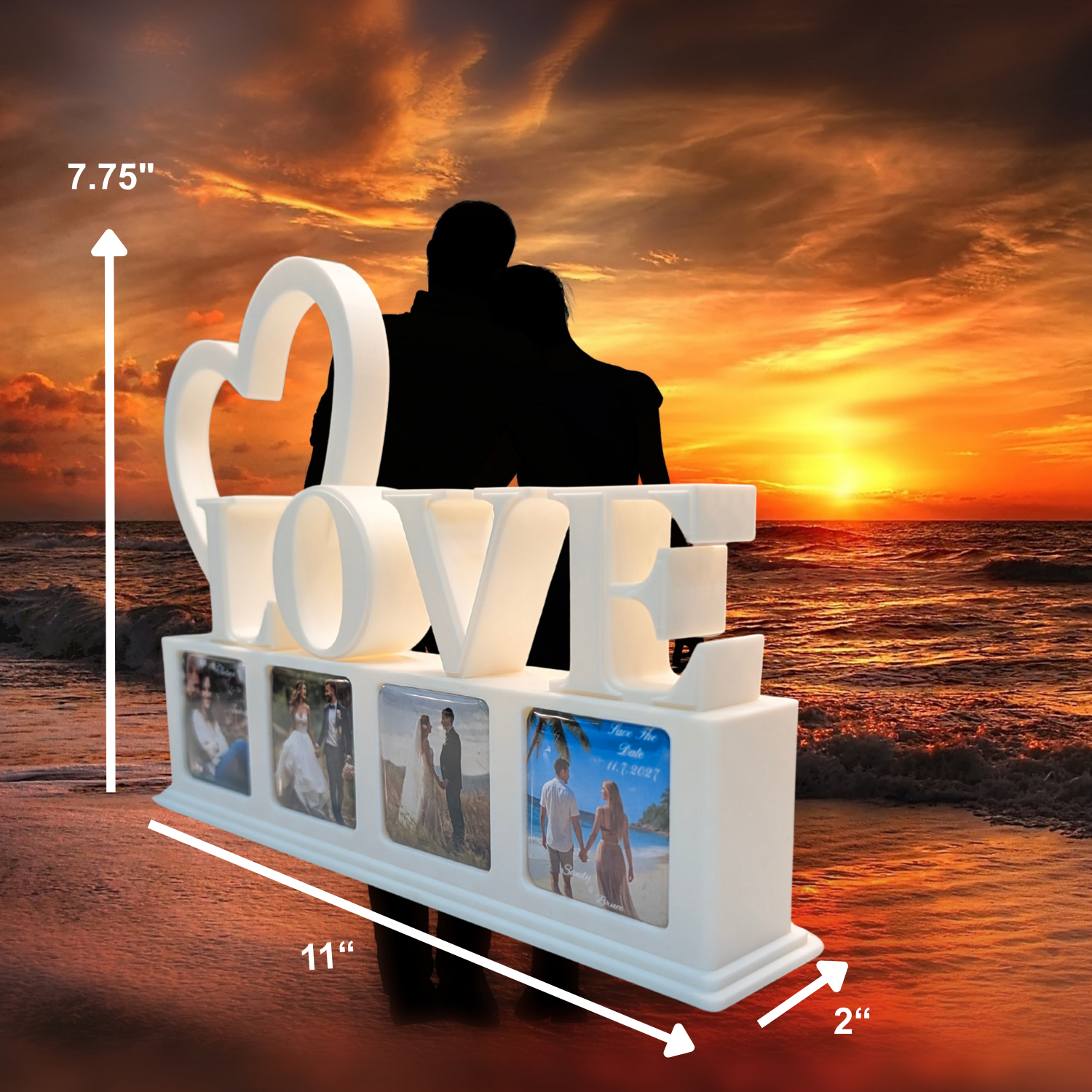 LOVE Photo Magnets Keepsake