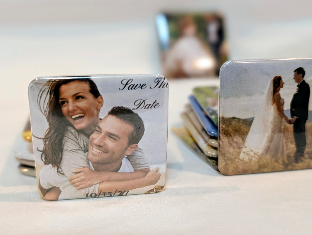 Personalized Photo magnets: Brides, New Moms, Baby, Fur Babies, Graduation, Family