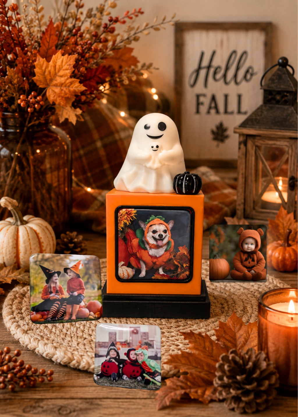 Halloween Memory Cube - A Spooky Keepsake Full of Memories! |  Mommy & Baby Ghost