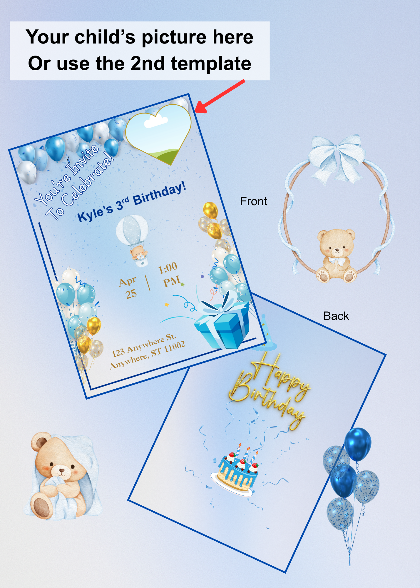 Birthday Invitation Boy