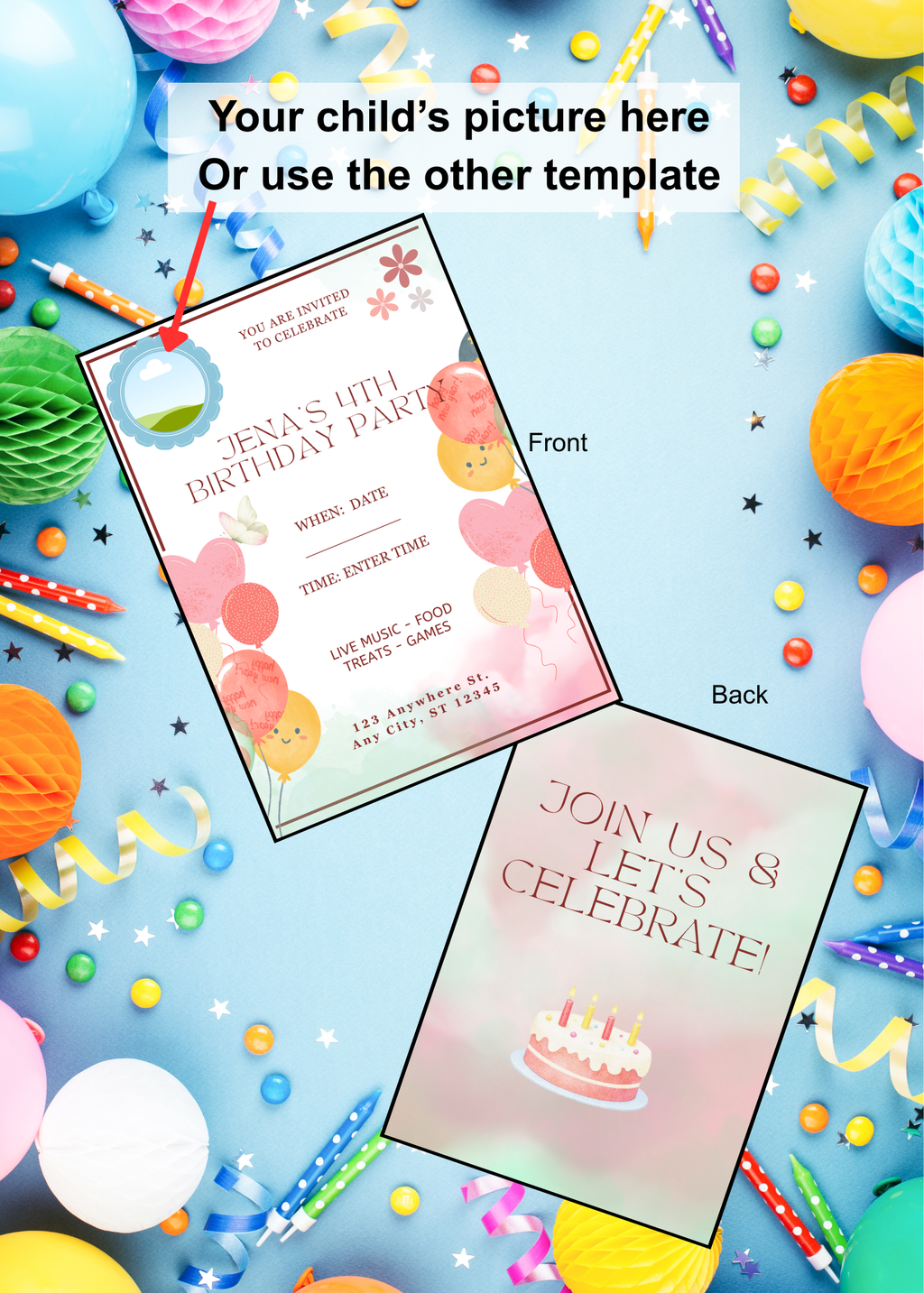 Birthday Invitation Girl