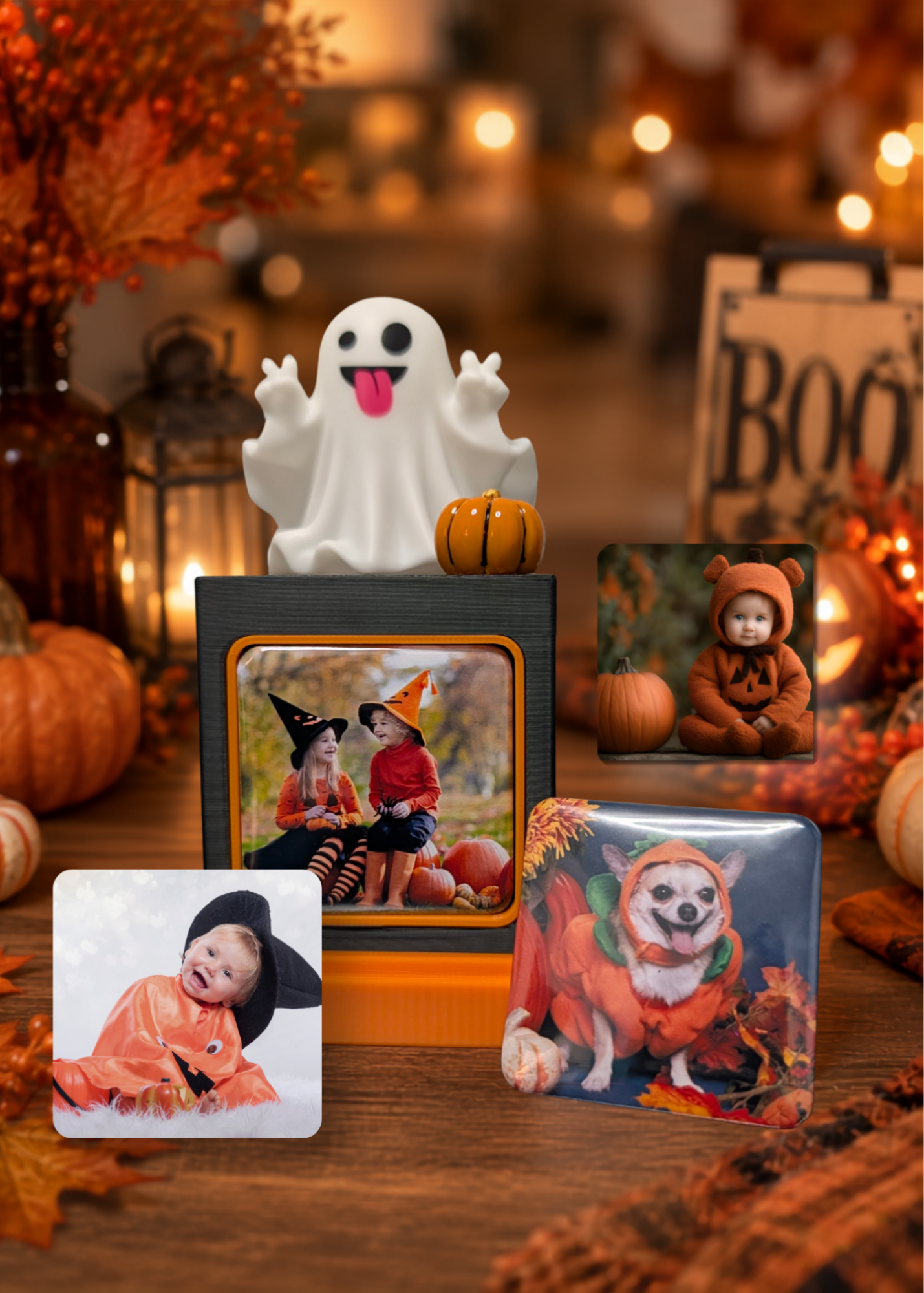 Halloween Memory Cube - A Spooky Keepsake Full of Memories! |  Silly Ghost