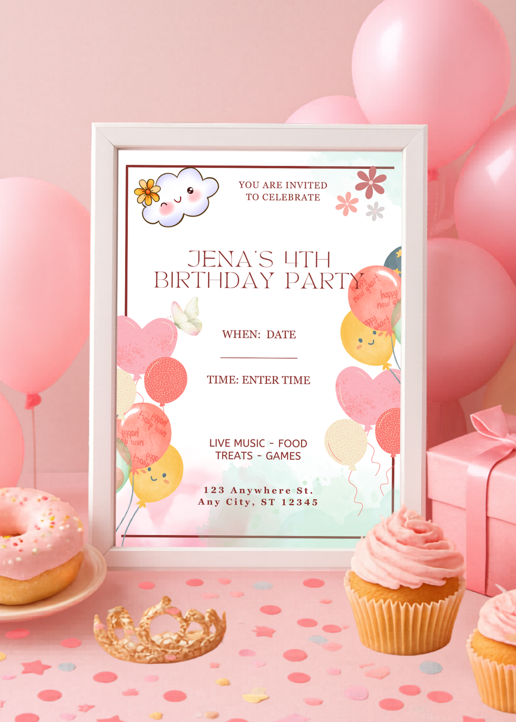 Birthday Invitation Girl