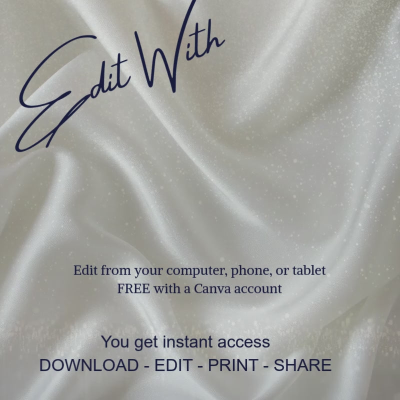 Gold Wedding Invitation Suite